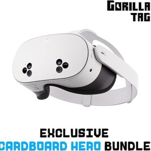 Meta Quest 3S 128GB — Dive into Mixed Reality — Unreal device. Unreal price. — Gorilla Tag Cardboard Hero Bundle